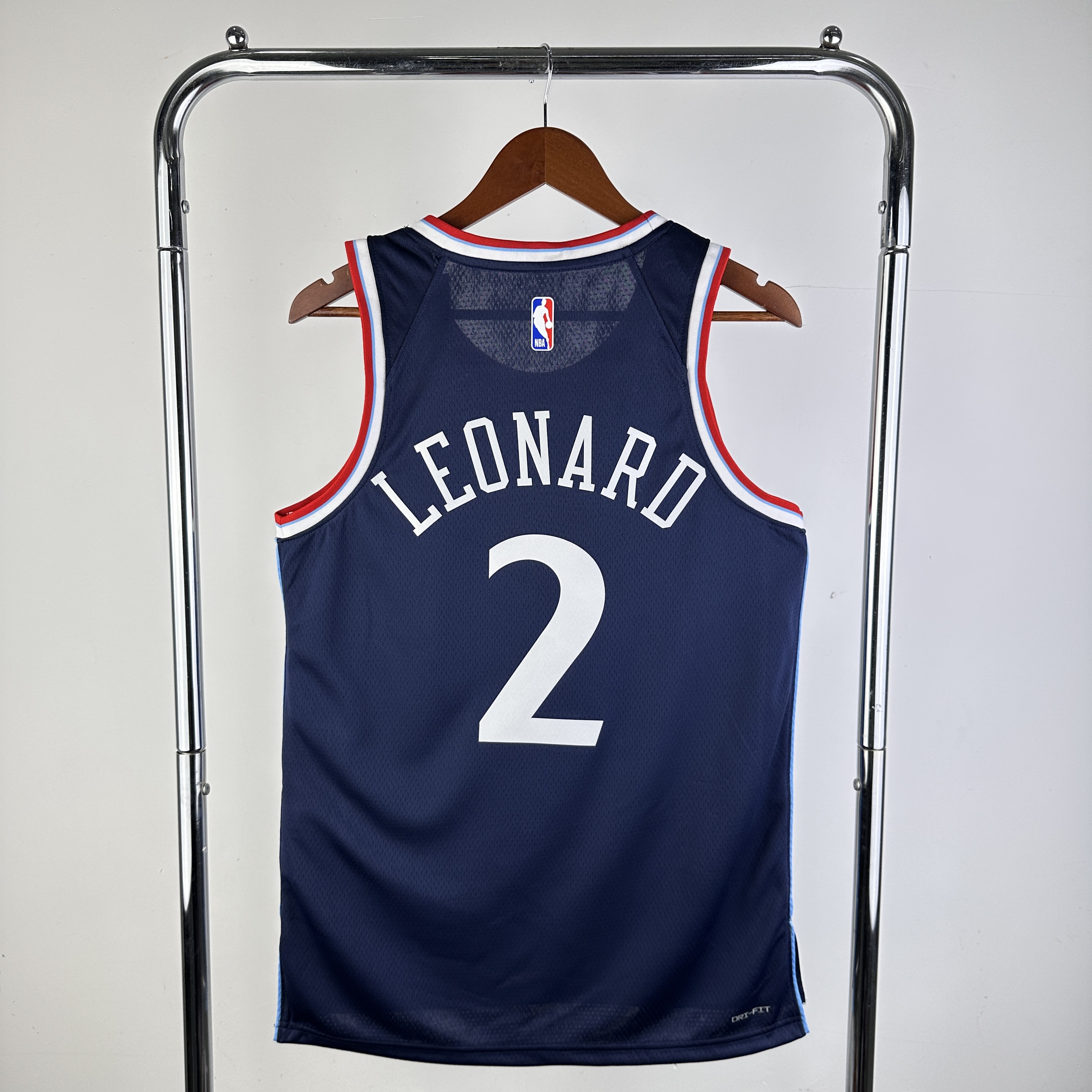 Men Los Angeles Clippers 2 Leonard Blue Season Nike 2024 NBA Jersey